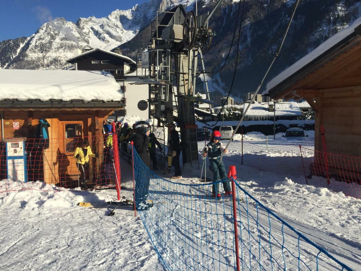 Front Ski Slope Chamonix Apartment Exterior photo