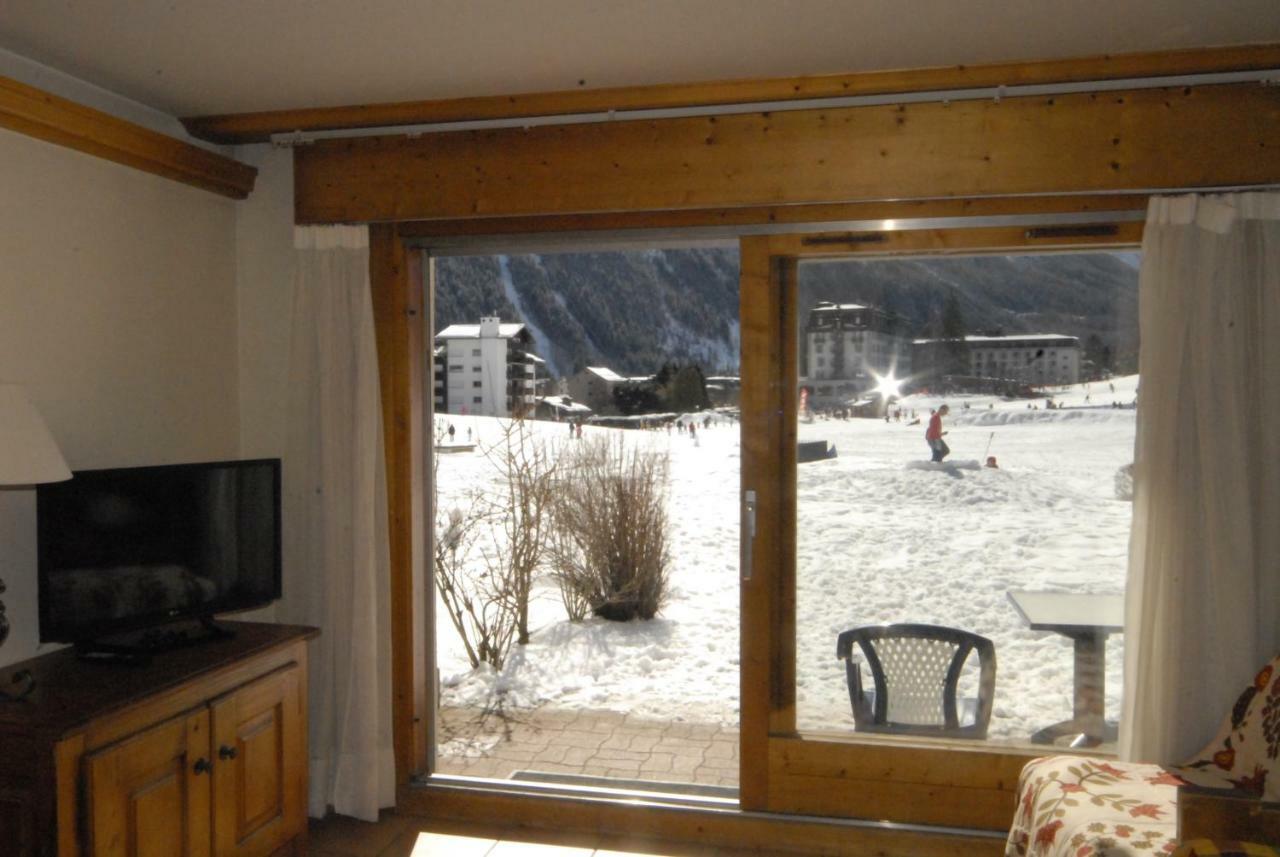 Front Ski Slope Chamonix Apartment Exterior photo